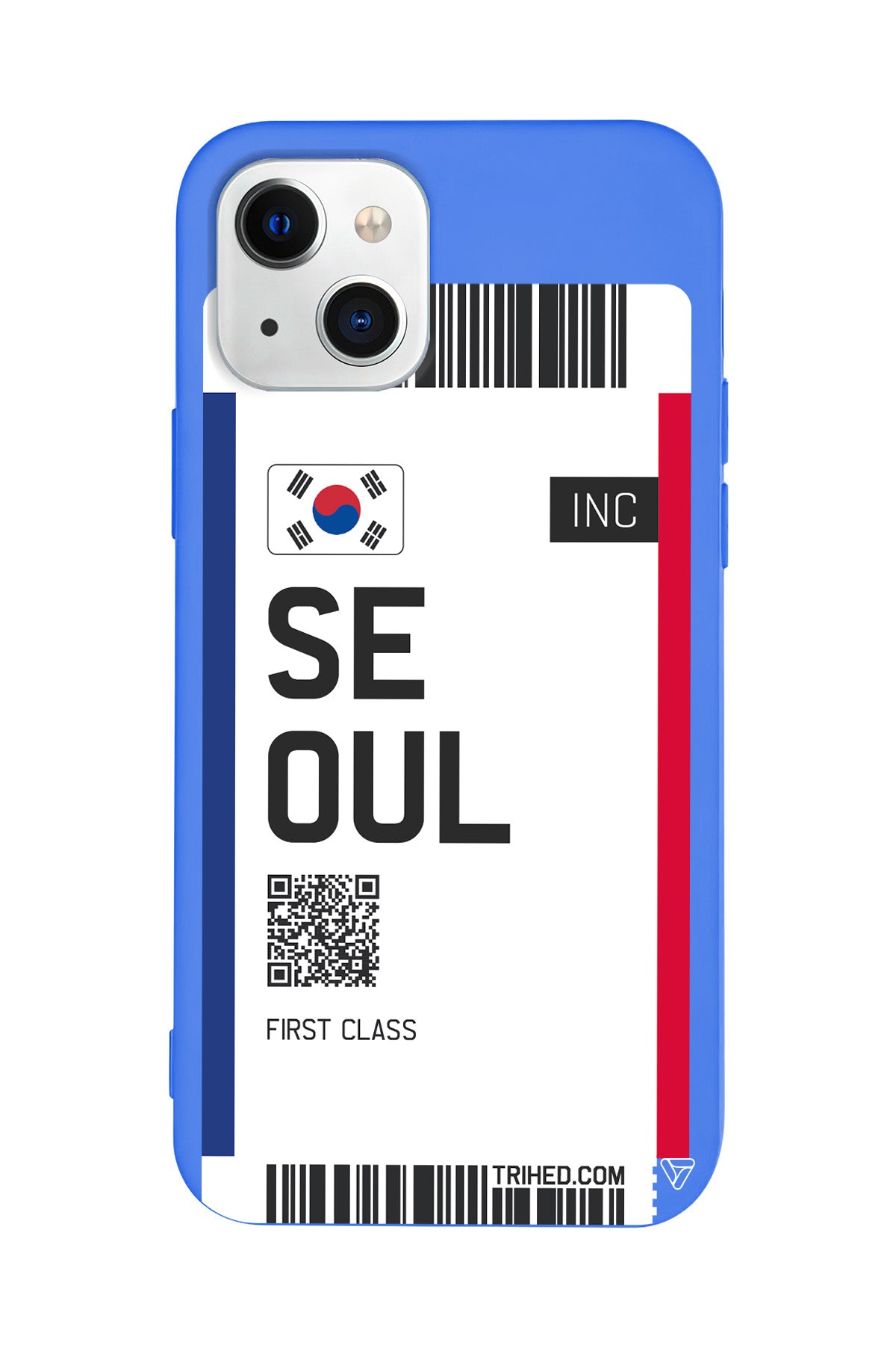 Seoul Bileti Lansman Model İçi Kadife Silikon Telefon Kılıfı – Plus Serisine Özel