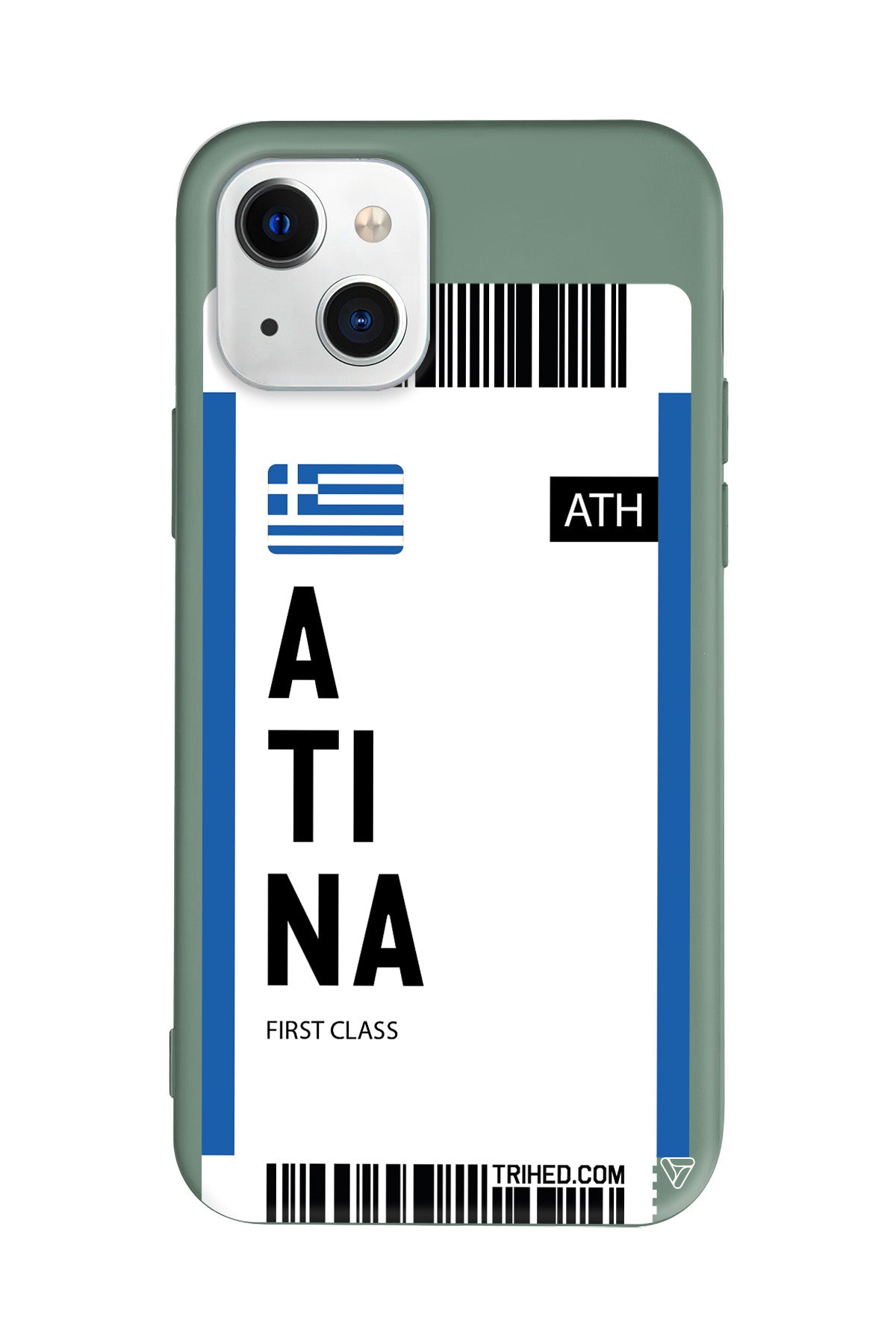 Atina Bileti Lansman Model İçi Kadife Silikon Telefon Kılıfı – Plus Serisine Özel