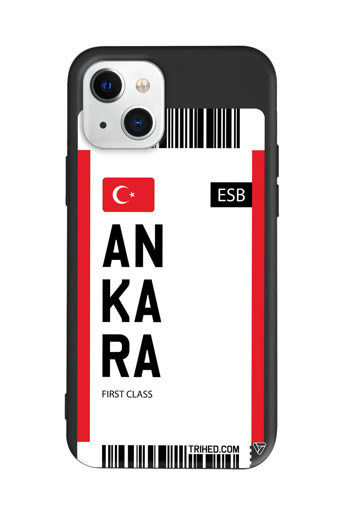 Ankara Bileti Lansman Model İçi Kadife Silikon Telefon Kılıfı – Plus Serisine Özel