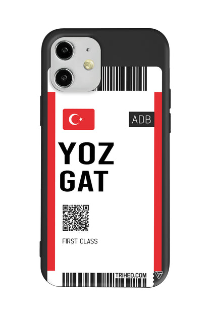 Yozgat Bileti Lansman Model İçi Kadife Silikon Telefon Kılıfı