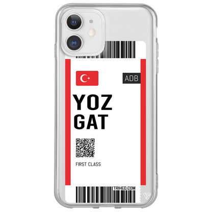 Yozgat Bileti Lansman Model İçi Kadife Silikon Telefon Kılıfı