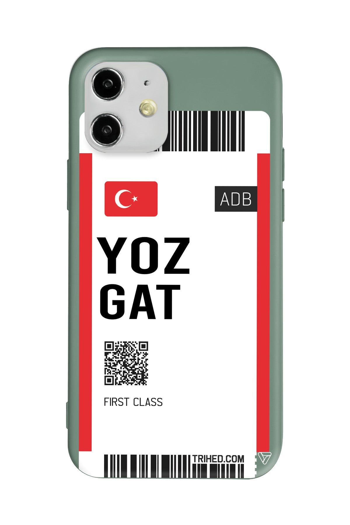 Yozgat Bileti Lansman Model İçi Kadife Silikon Telefon Kılıfı