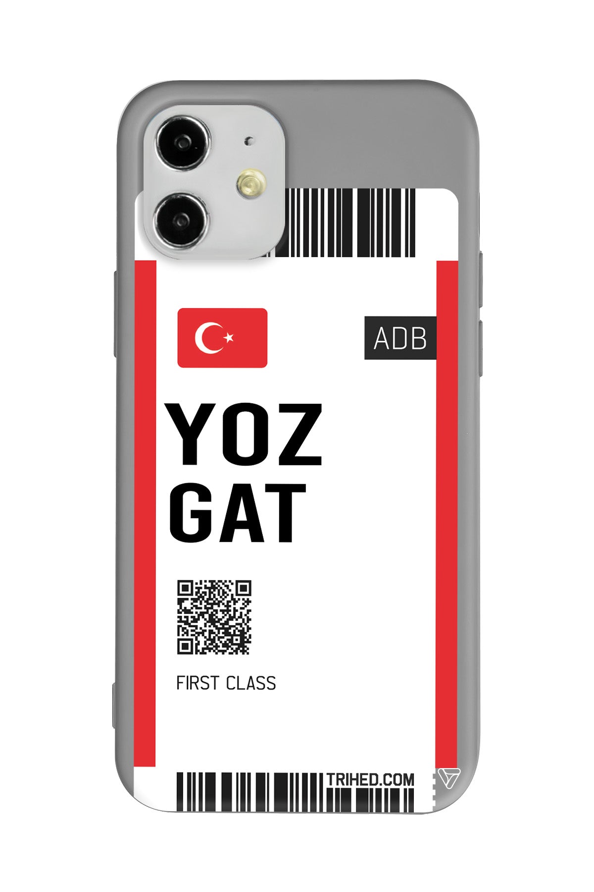 Yozgat Bileti Lansman Model İçi Kadife Silikon Telefon Kılıfı