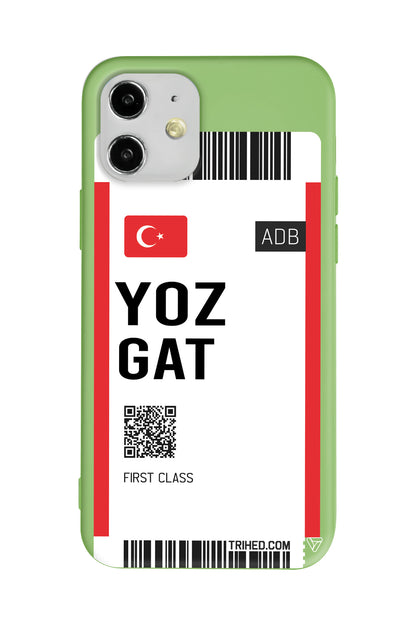 Yozgat Bileti Lansman Model İçi Kadife Silikon Telefon Kılıfı