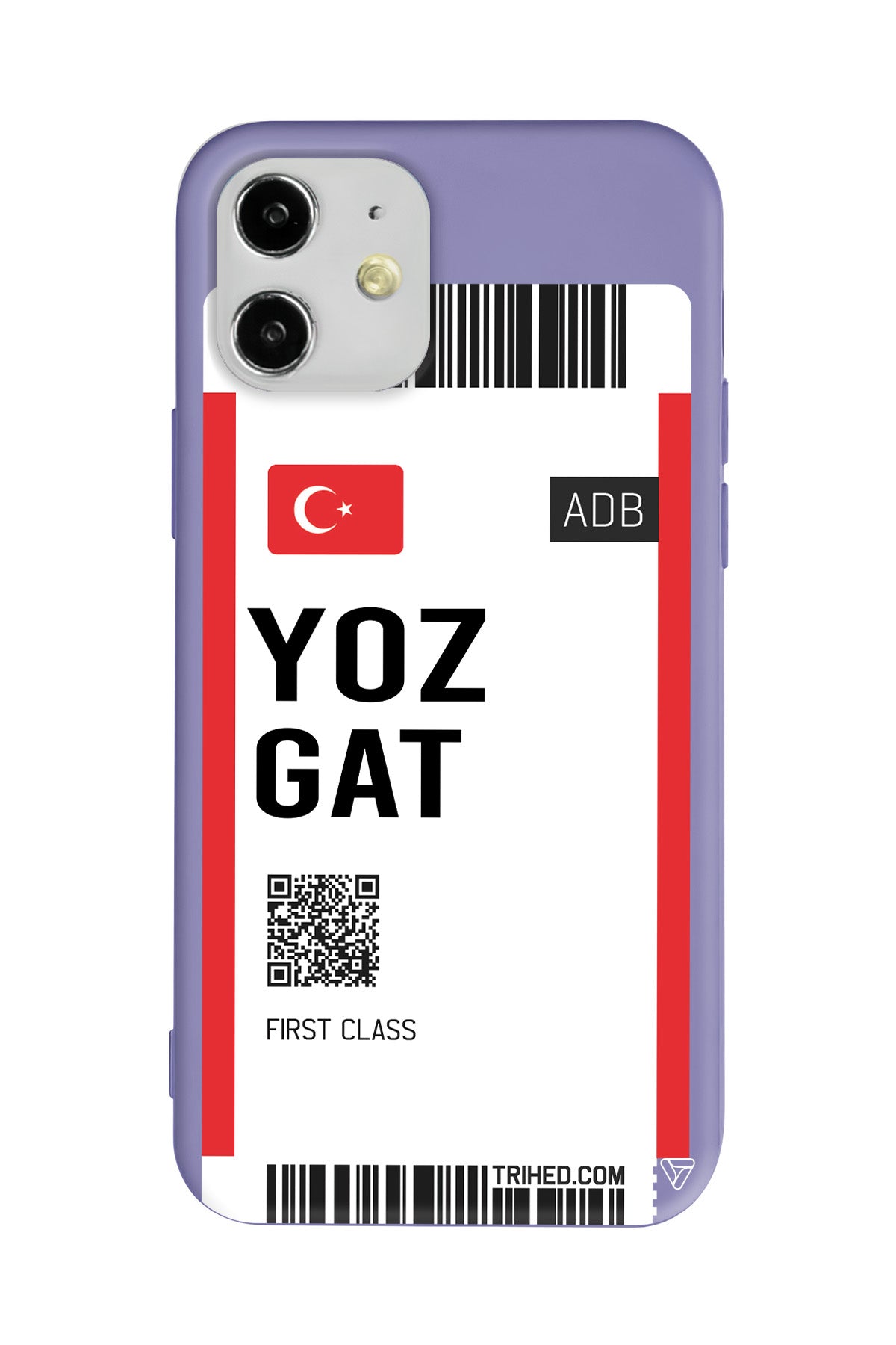 Yozgat Bileti Lansman Model İçi Kadife Silikon Telefon Kılıfı