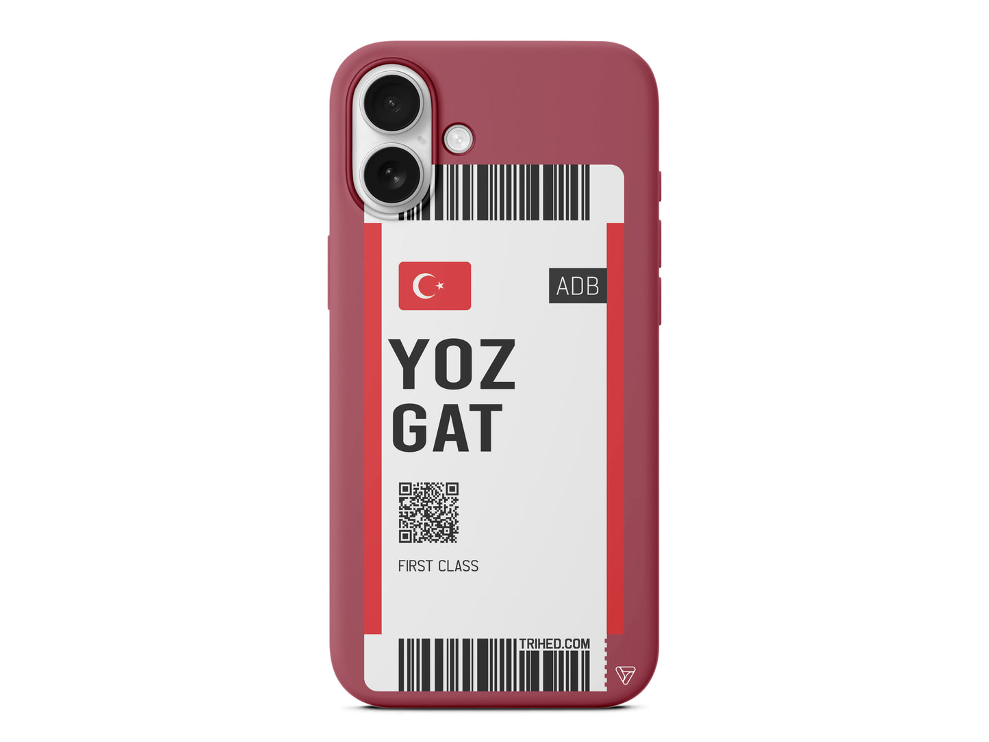 Yozgat Bileti Lansman Model İçi Kadife Silikon Telefon Kılıfı