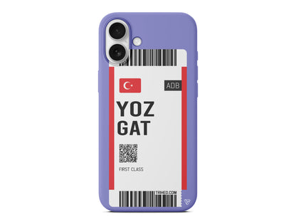 Yozgat Bileti Lansman Model İçi Kadife Silikon Telefon Kılıfı – Plus Serisine Özel