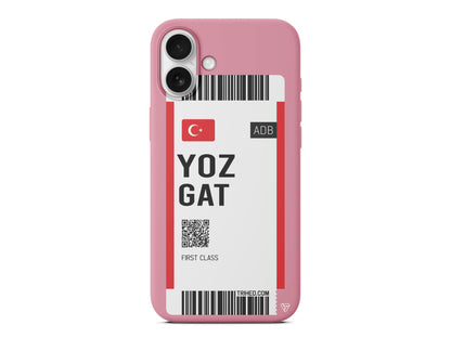 Yozgat Bileti Lansman Model İçi Kadife Silikon Telefon Kılıfı