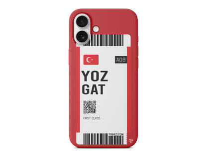 Yozgat Bileti Lansman Model İçi Kadife Silikon Telefon Kılıfı – Plus Serisine Özel