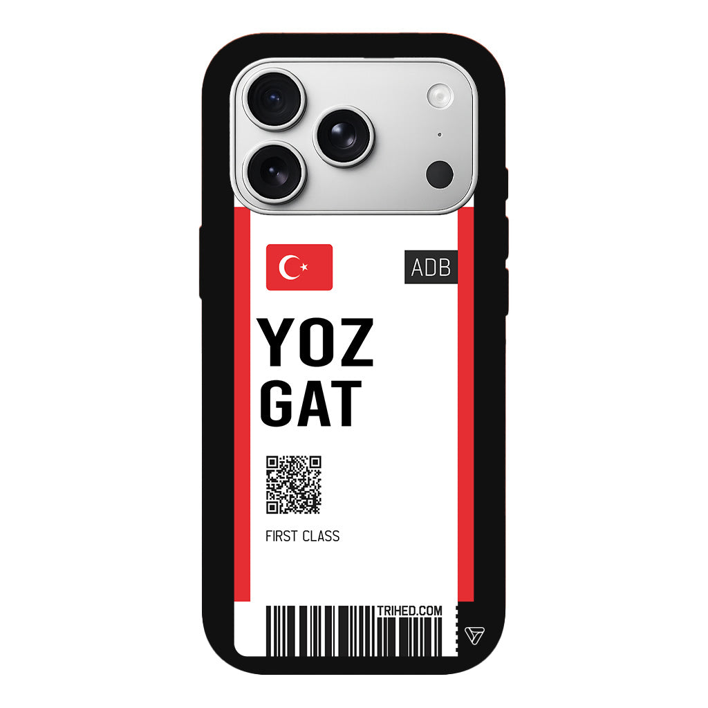 Yozgat Bileti Lansman Model İçi Kadife Silikon Telefon Kılıfı