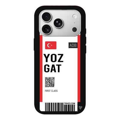 Yozgat Bileti Lansman Model İçi Kadife Silikon Telefon Kılıfı