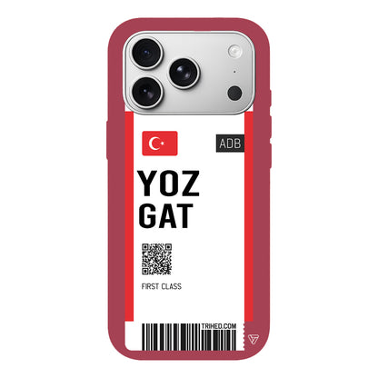 Yozgat Bileti Lansman Model İçi Kadife Silikon Telefon Kılıfı