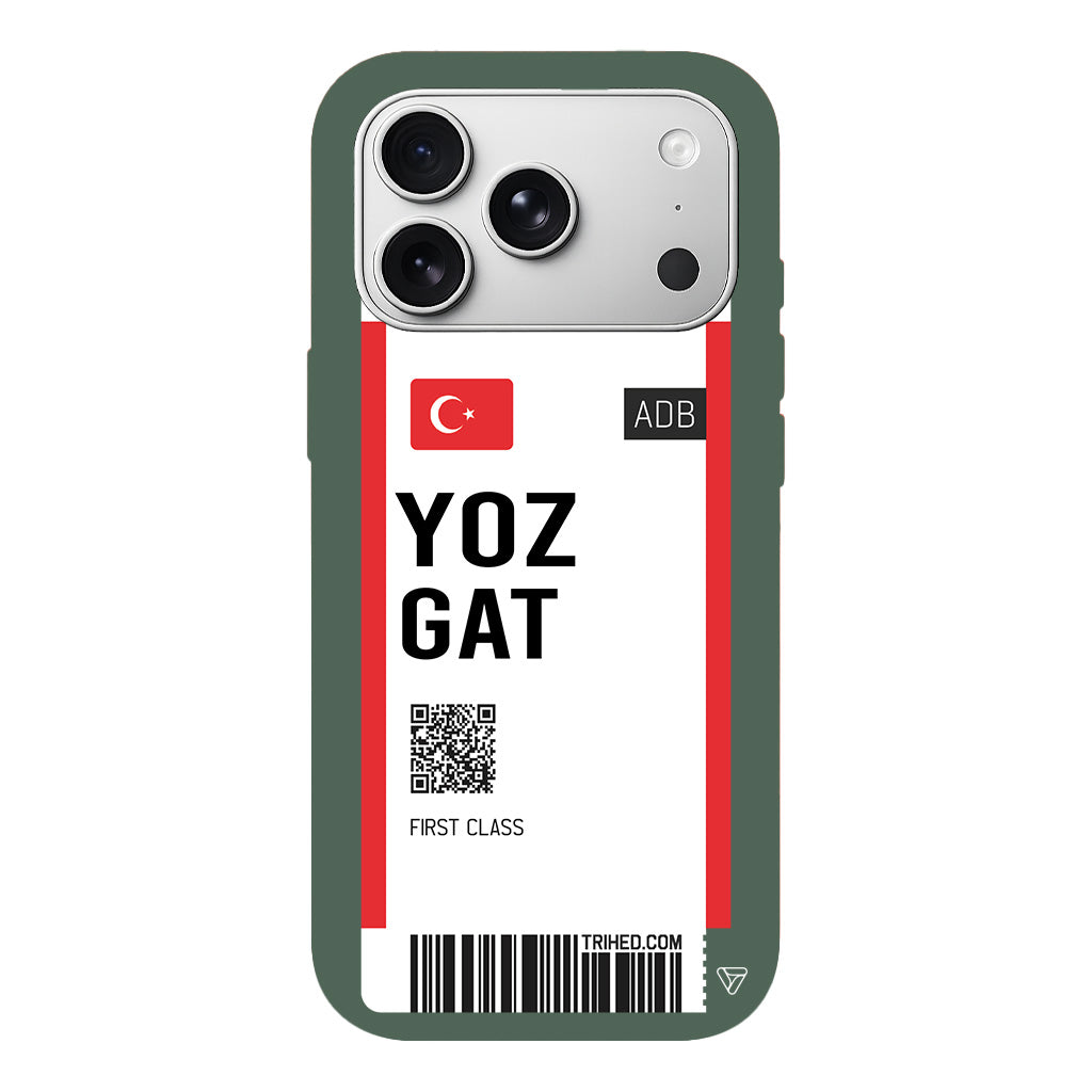 Yozgat Bileti Lansman Model İçi Kadife Silikon Telefon Kılıfı