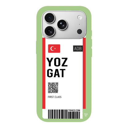 Yozgat Bileti Lansman Model İçi Kadife Silikon Telefon Kılıfı