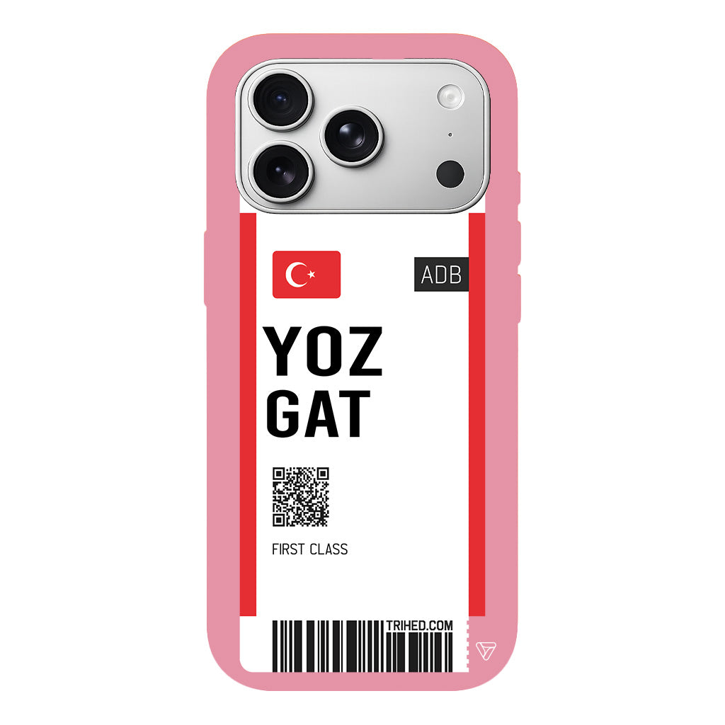 Yozgat Bileti Lansman Model İçi Kadife Silikon Telefon Kılıfı