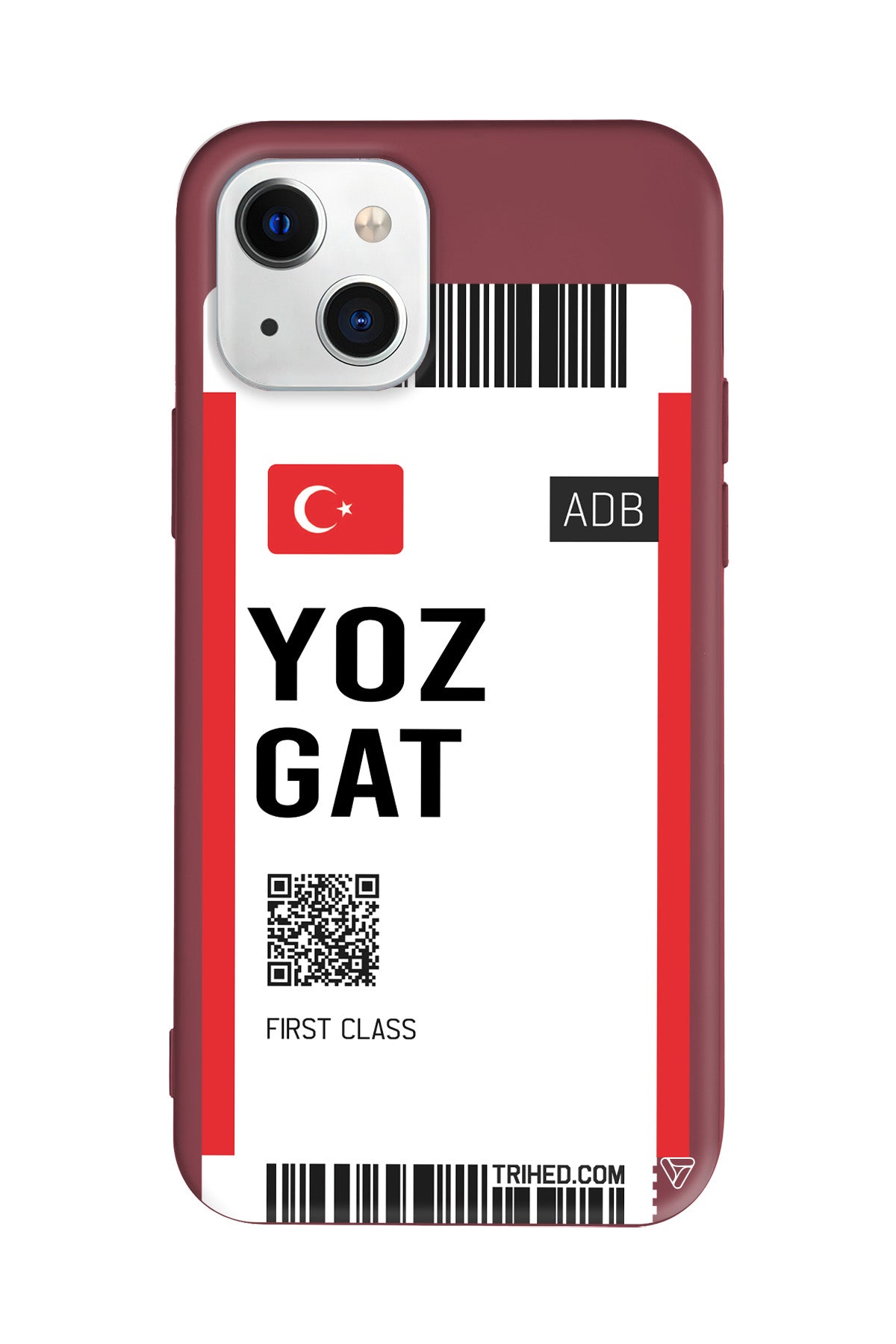 Yozgat Bileti Lansman Model İçi Kadife Silikon Telefon Kılıfı