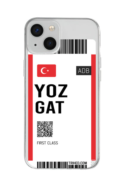 Yozgat Bileti Lansman Model İçi Kadife Silikon Telefon Kılıfı – Plus Serisine Özel