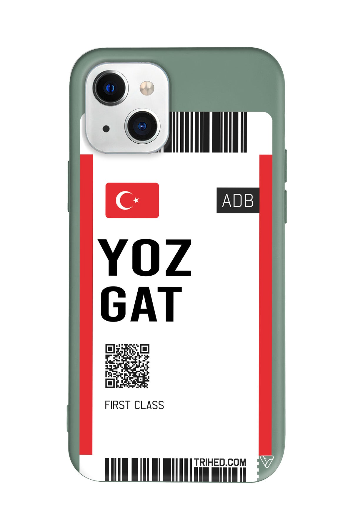 Yozgat Bileti Lansman Model İçi Kadife Silikon Telefon Kılıfı