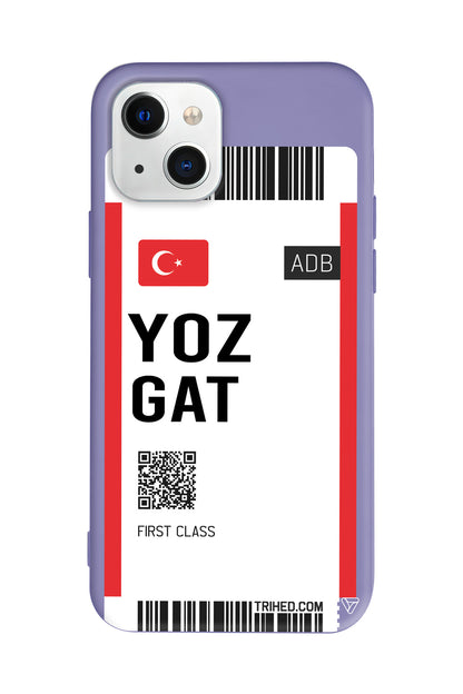 Yozgat Bileti Lansman Model İçi Kadife Silikon Telefon Kılıfı – Plus Serisine Özel