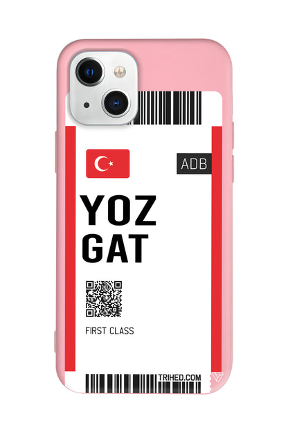 Yozgat Bileti Lansman Model İçi Kadife Silikon Telefon Kılıfı