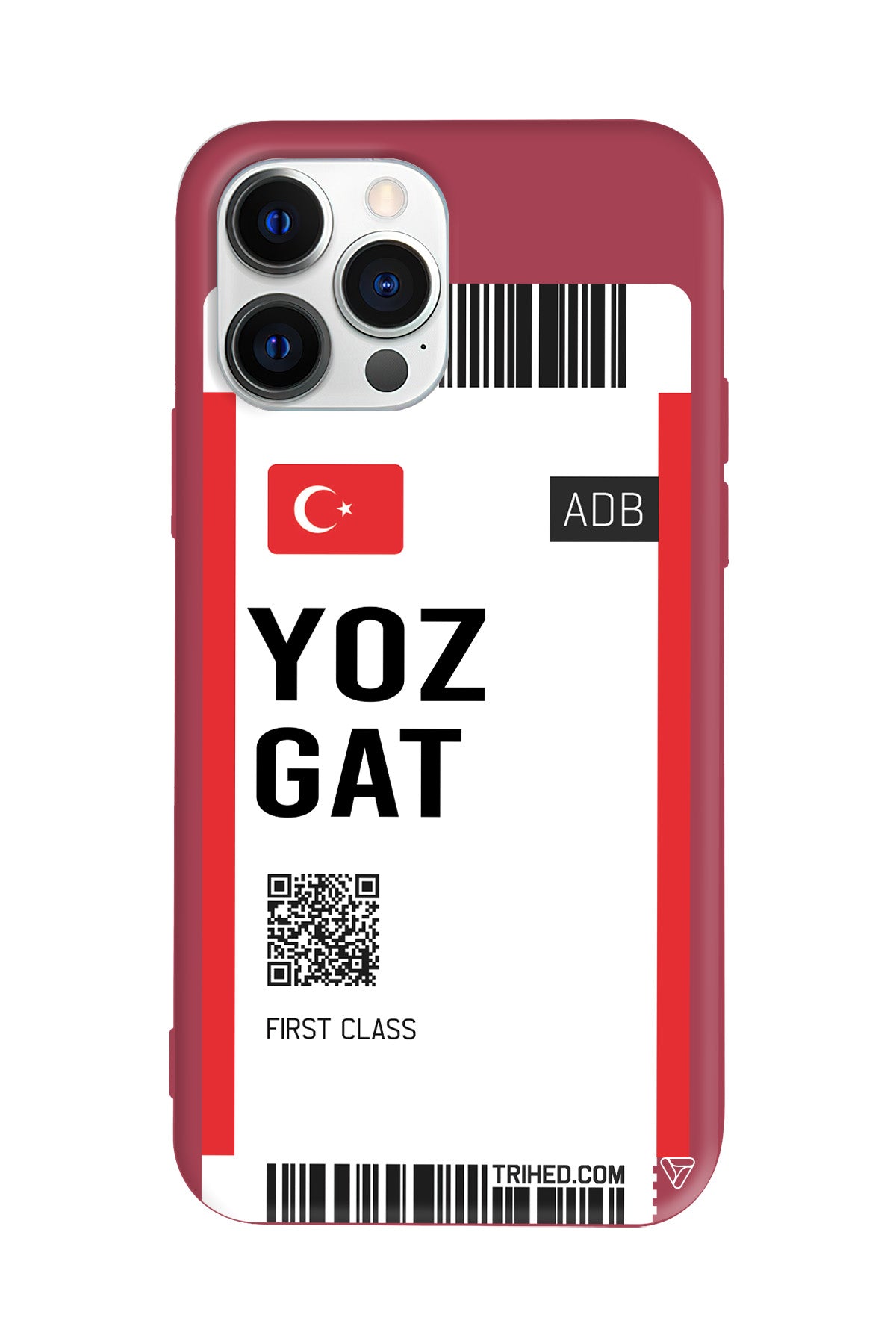 Yozgat Bileti Lansman Model İçi Kadife Silikon Telefon Kılıfı