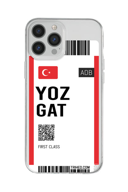 Yozgat Bileti Lansman Model İçi Kadife Silikon Telefon Kılıfı