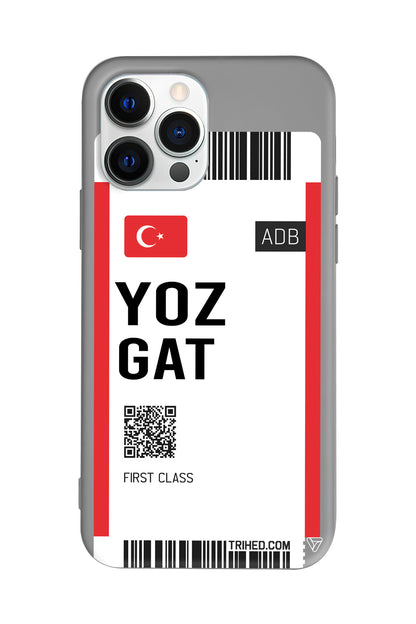 Yozgat Bileti Lansman Model İçi Kadife Silikon Telefon Kılıfı