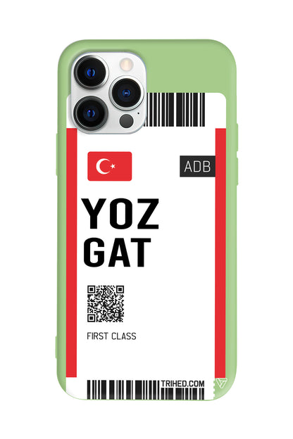 Yozgat Bileti Lansman Model İçi Kadife Silikon Telefon Kılıfı