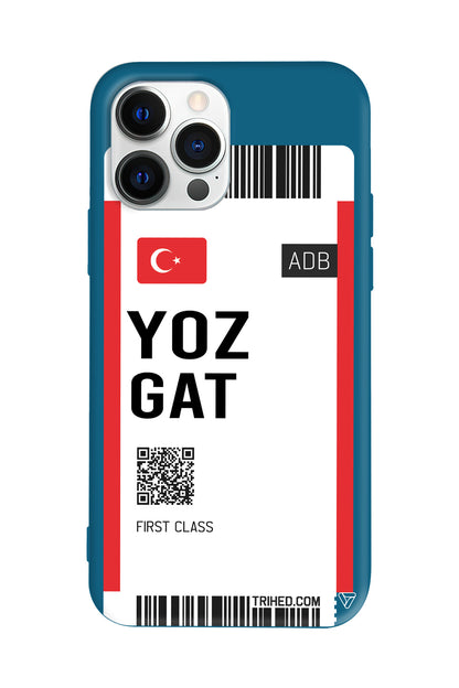 Yozgat Bileti Lansman Model İçi Kadife Silikon Telefon Kılıfı