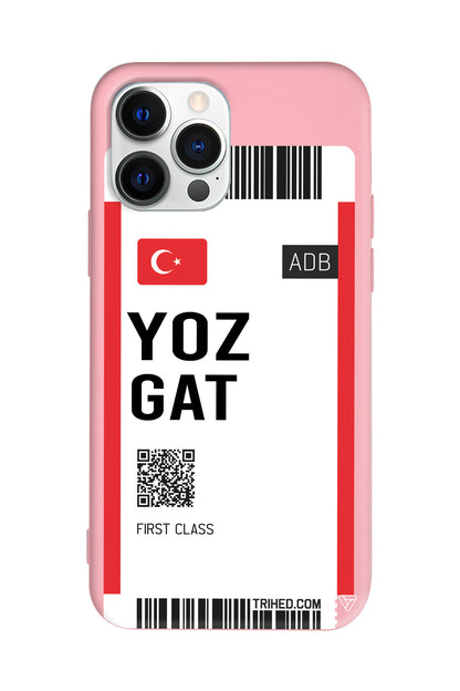 Yozgat Bileti Lansman Model İçi Kadife Silikon Telefon Kılıfı