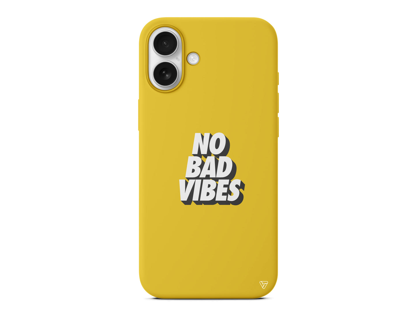 No Bad Vibes Lansman Model İçi Kadife Silikon Telefon Kılıfı – Plus Serisine Özel