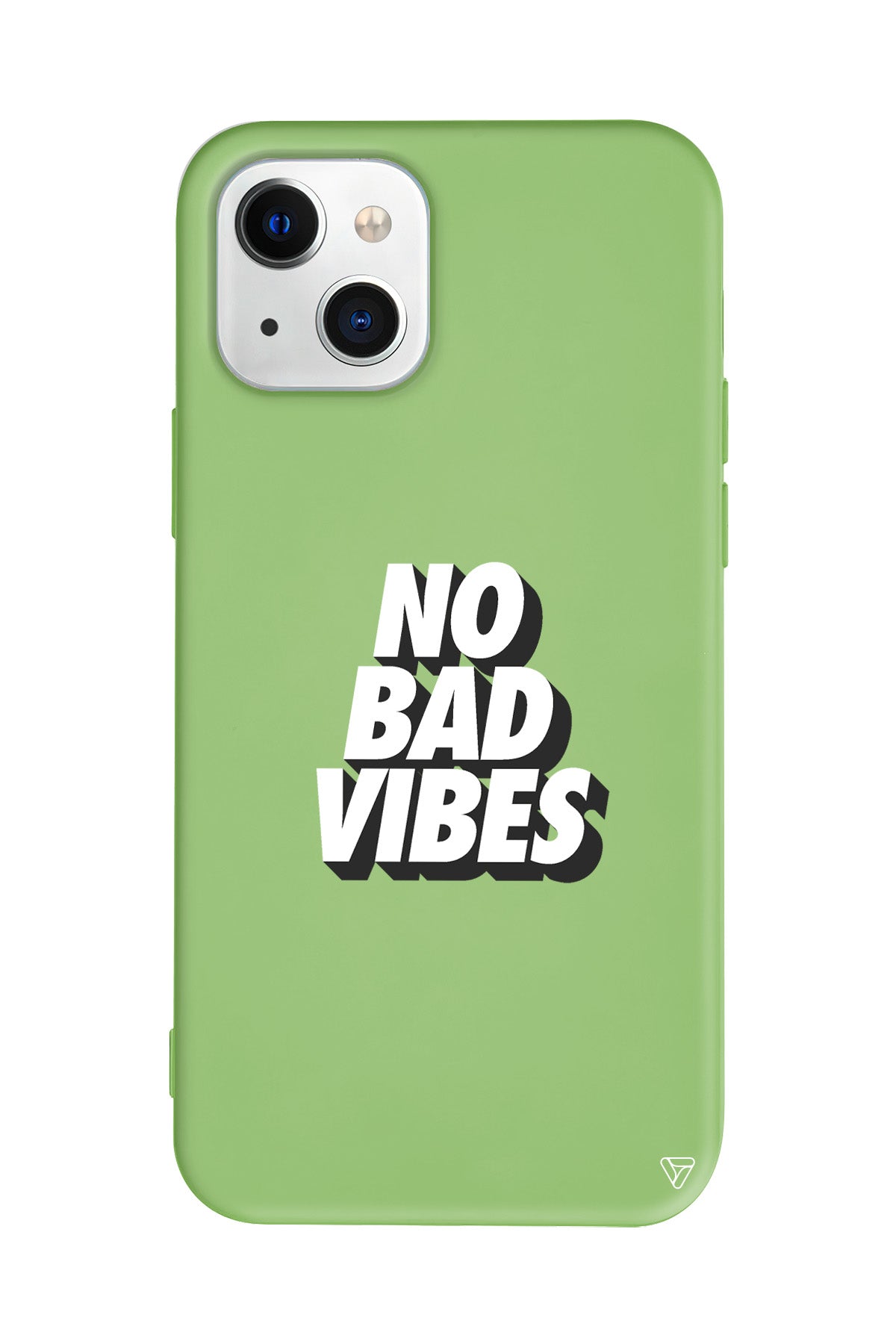 No Bad Vibes Lansman Model İçi Kadife Silikon Telefon Kılıfı – Plus Serisine Özel