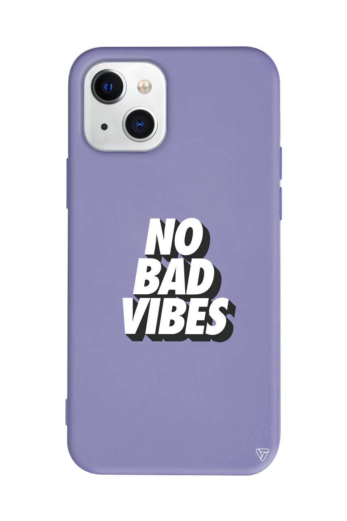 No Bad Vibes Lansman Model İçi Kadife Silikon Telefon Kılıfı