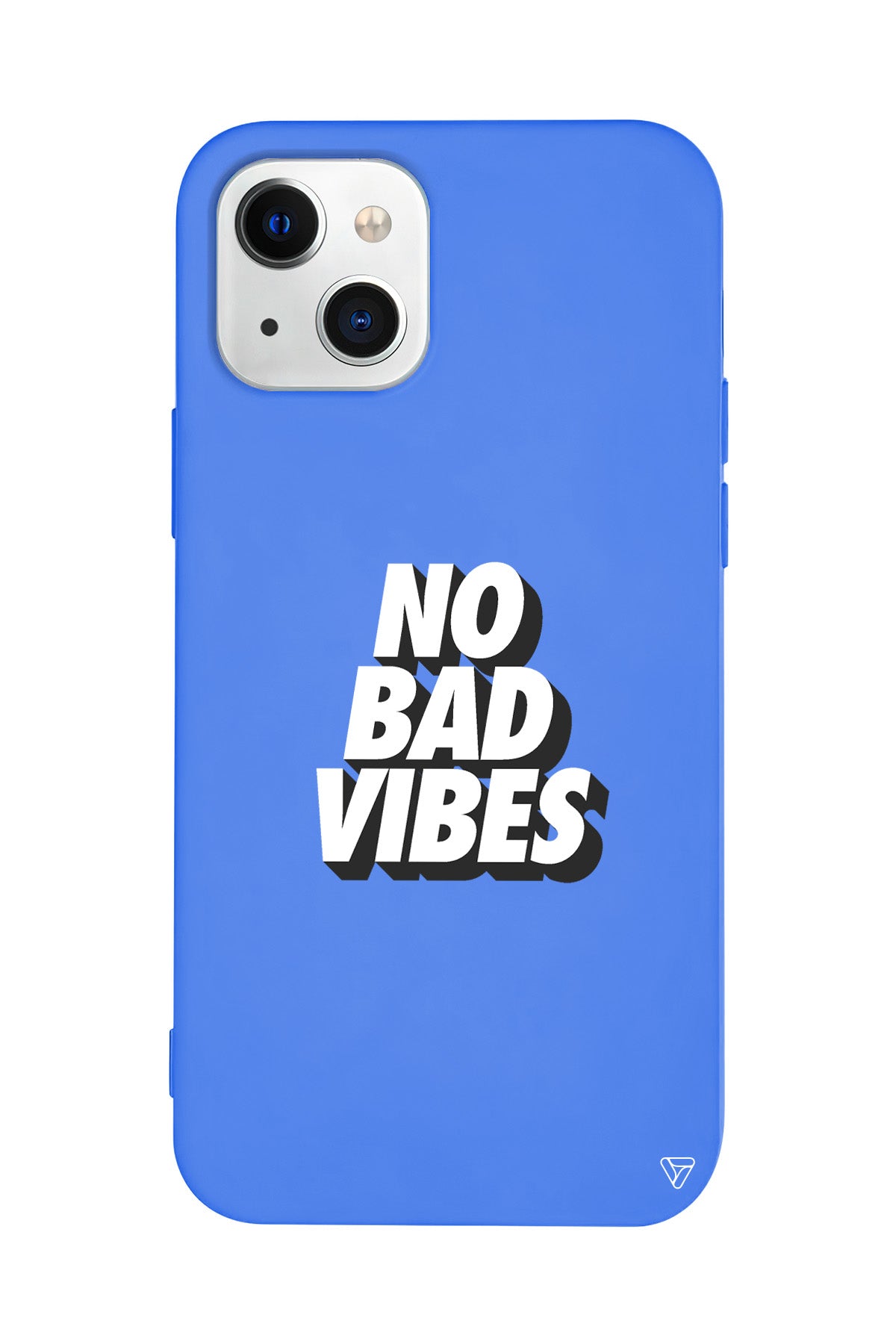 No Bad Vibes Lansman Model İçi Kadife Silikon Telefon Kılıfı