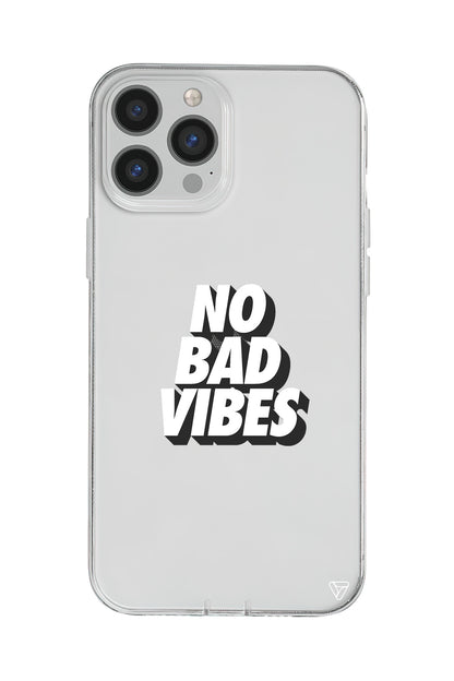 No Bad Vibes Lansman Model İçi Kadife Silikon Telefon Kılıfı