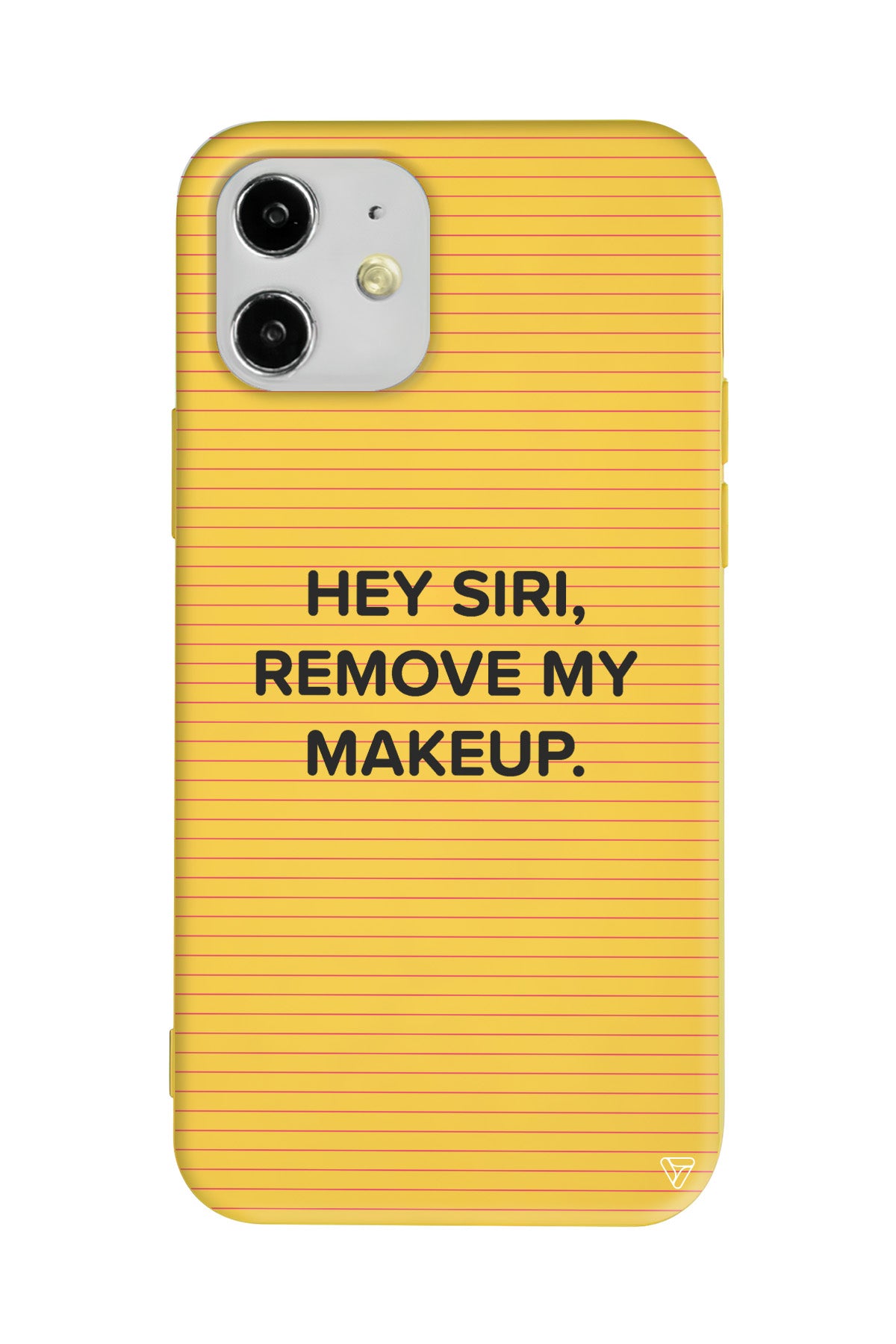 Hey Siri Lansman Model İçi Kadife Silikon Telefon Kılıfı