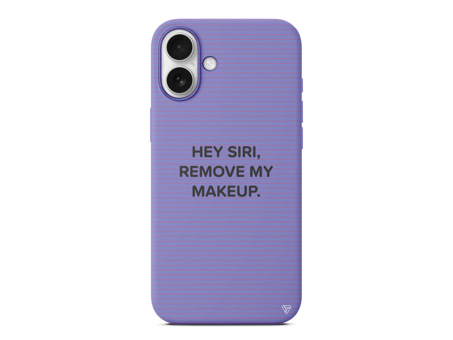 Hey Siri Lansman Model İçi Kadife Silikon Telefon Kılıfı