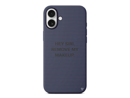 Hey Siri Lansman Model İçi Kadife Silikon Telefon Kılıfı