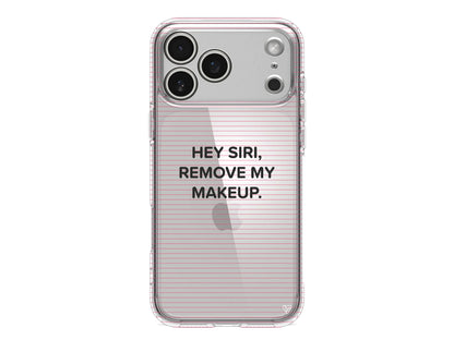 Hey Siri Lansman Model İçi Kadife Silikon Telefon Kılıfı