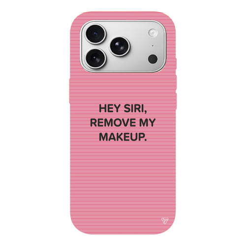 Hey Siri Lansman Model İçi Kadife Silikon Telefon Kılıfı