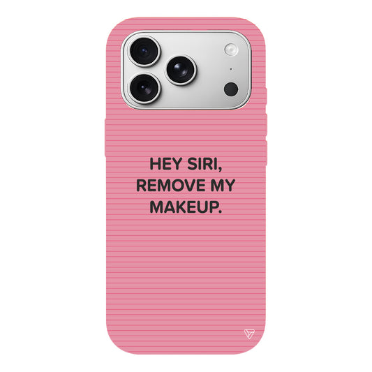 Hey Siri Lansman Model İçi Kadife Silikon Telefon Kılıfı