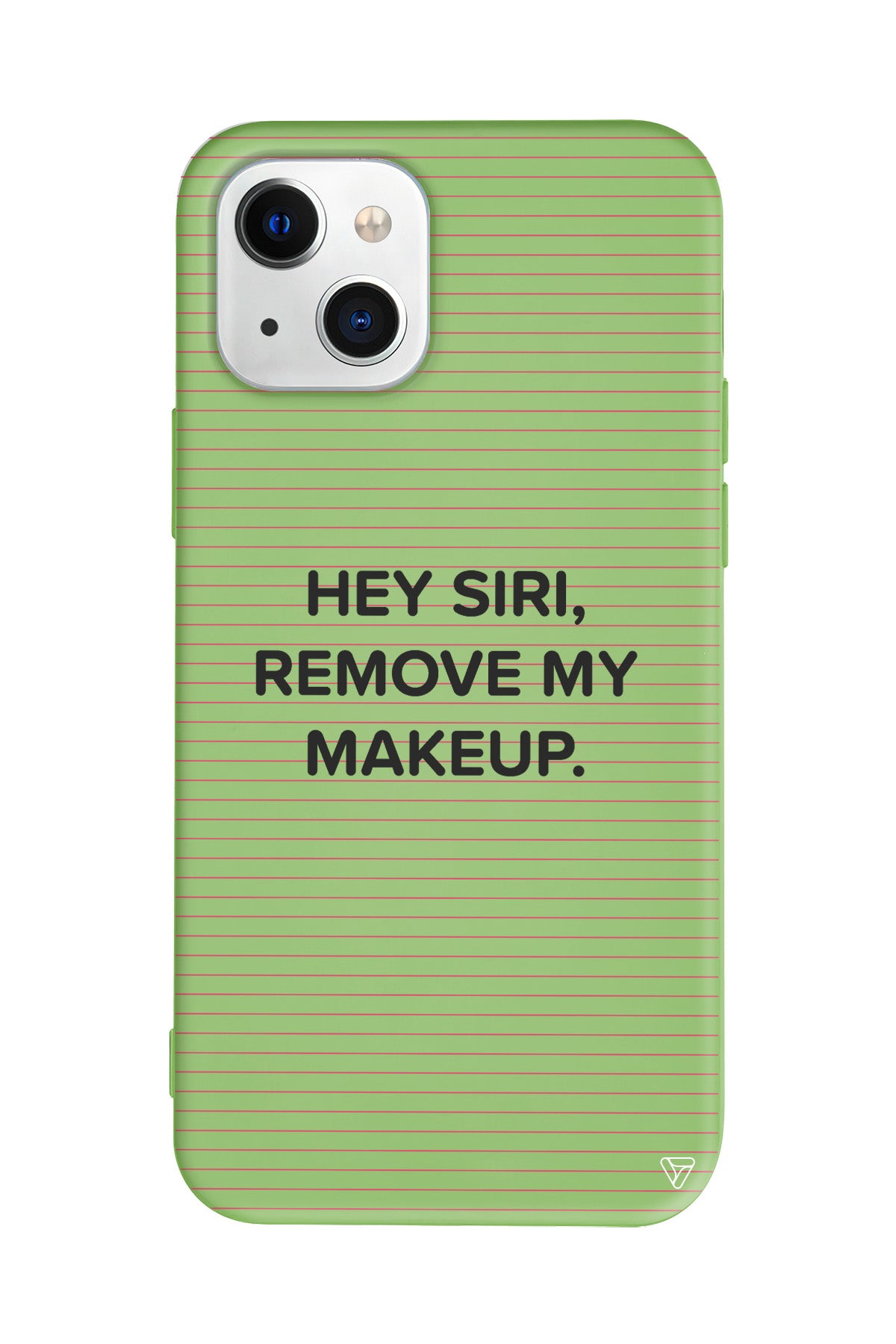 Hey Siri Lansman Model İçi Kadife Silikon Telefon Kılıfı