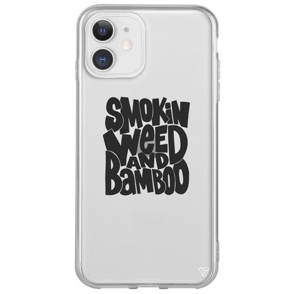 Smokin Weed Lansman Model İçi Kadife Silikon Telefon Kılıfı