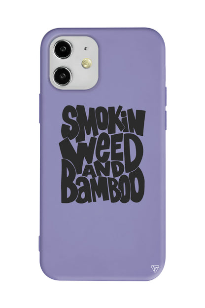 Smokin Weed Lansman Model İçi Kadife Silikon Telefon Kılıfı