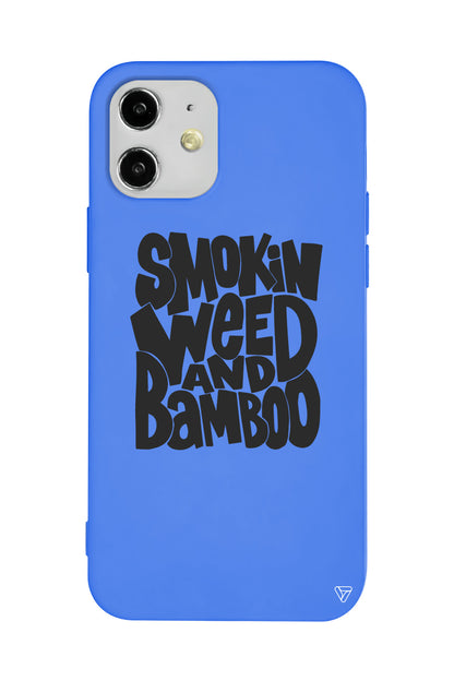 Smokin Weed Lansman Model İçi Kadife Silikon Telefon Kılıfı