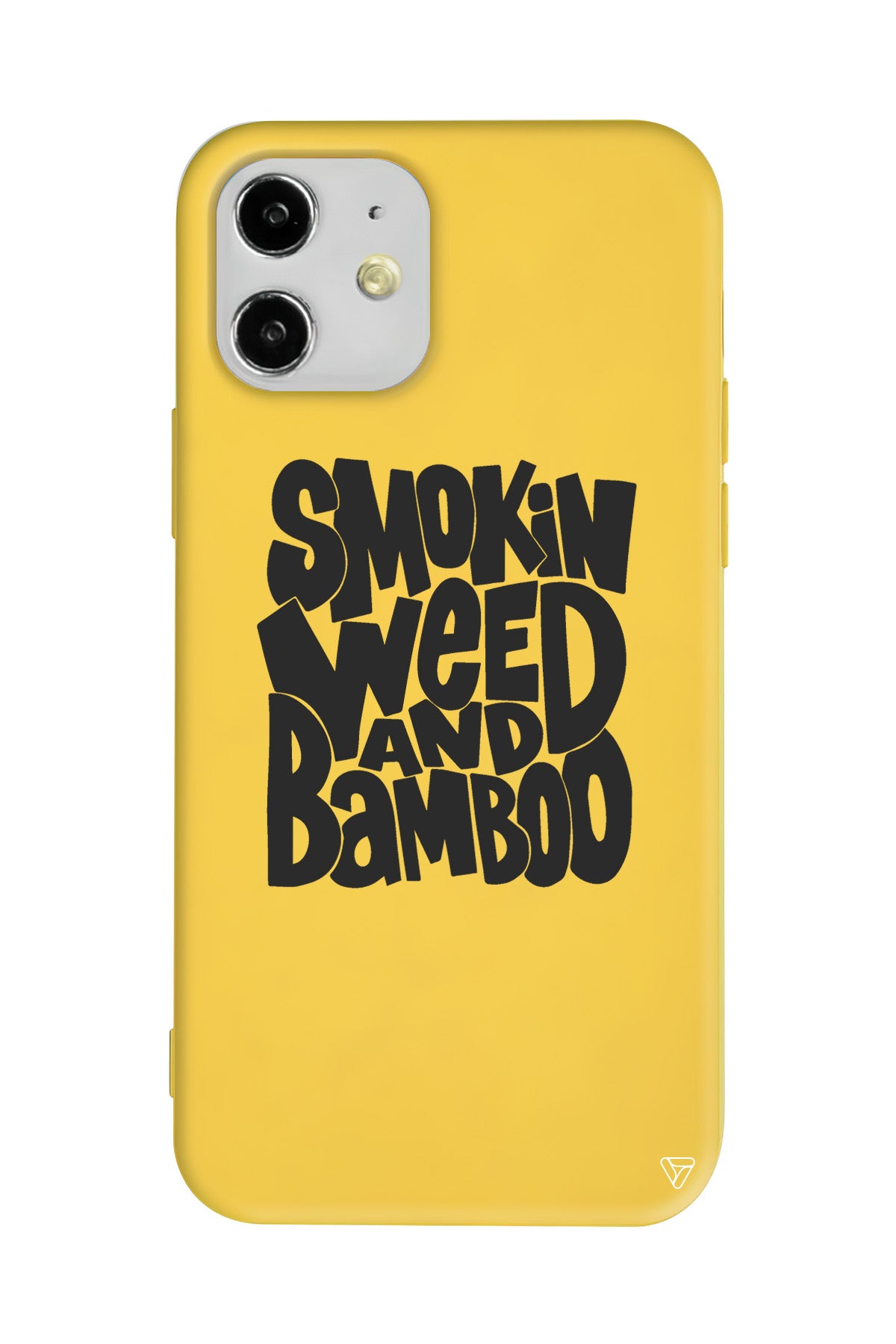 Smokin Weed Lansman Model İçi Kadife Silikon Telefon Kılıfı