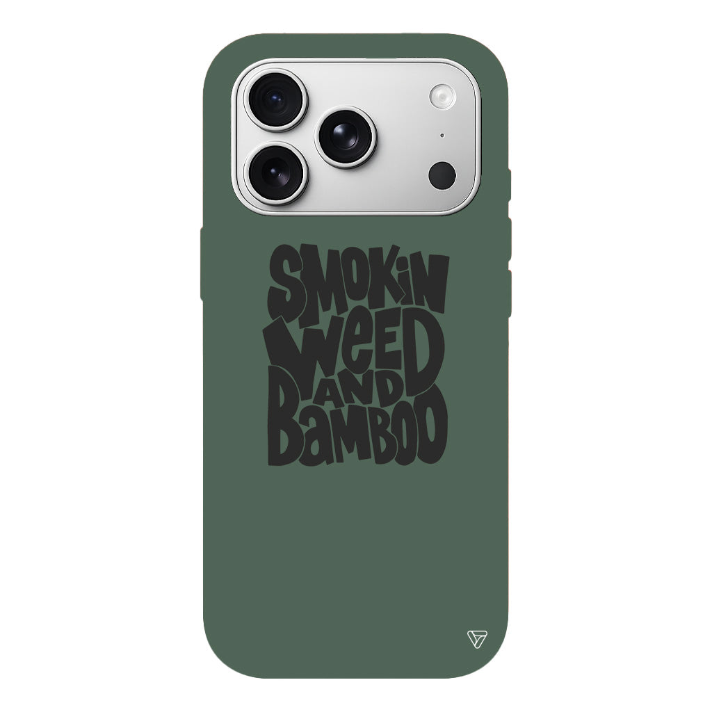 Smokin Weed Lansman Model İçi Kadife Silikon Telefon Kılıfı