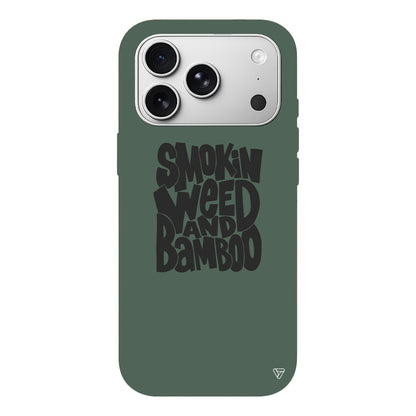 Smokin Weed Lansman Model İçi Kadife Silikon Telefon Kılıfı