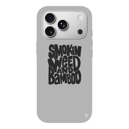 Smokin Weed Lansman Model İçi Kadife Silikon Telefon Kılıfı