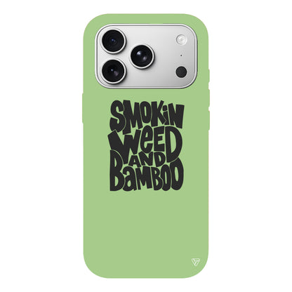 Smokin Weed Lansman Model İçi Kadife Silikon Telefon Kılıfı